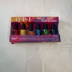 OPI Rock Your Rainbow Nail Polish Set - Multicolour set of 6